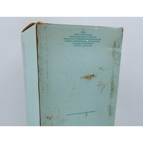 PartyLite Mr. Bones Metal Skeleton Halloween Tealight Candle Holder Retired - Picture 14 of 15